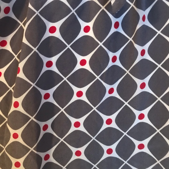 Damaged- Fossil Polka-Dot Silk A-Line Dress - Picture 5 of 8